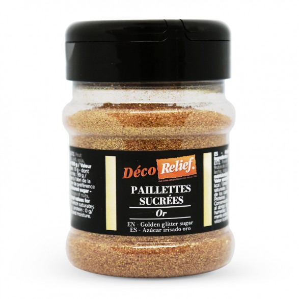 Paillettes sucrées or