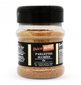 Paillettes sucrées or