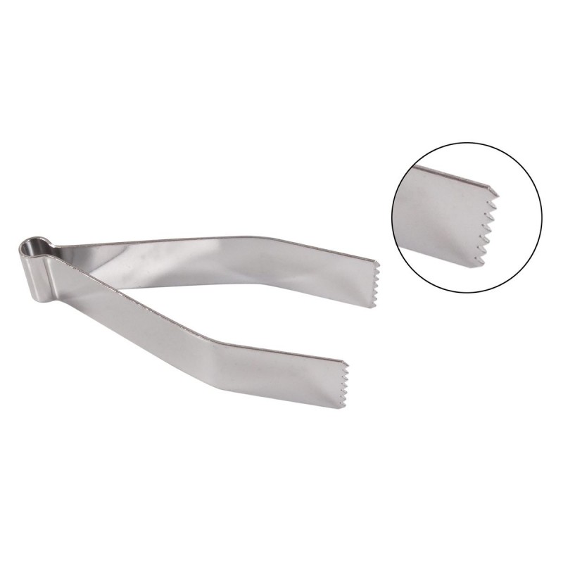 Stainless Steel Dough Tongs - Fluted