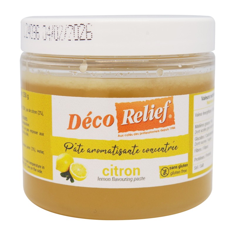 Pâte aromatisante concentré Citron