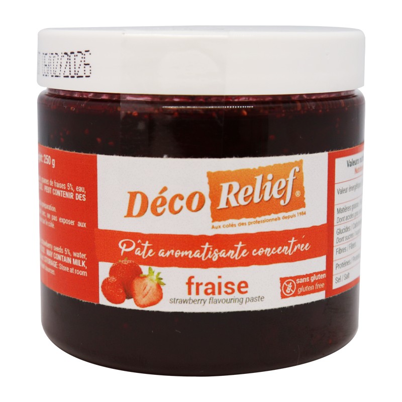 Pâte aromatisante concentré Fraise