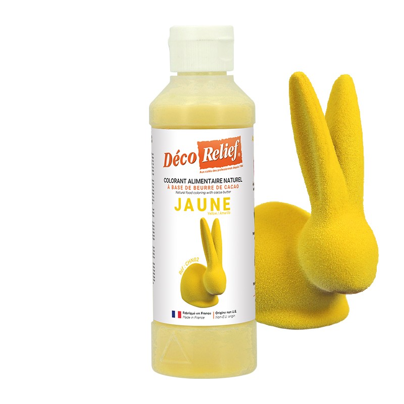 Colorant Alimentaire Beurre de cacao Naturel Jaune