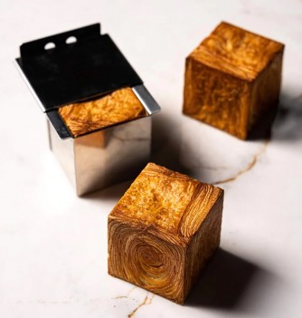Moule cube croissant en inox - 60 mm