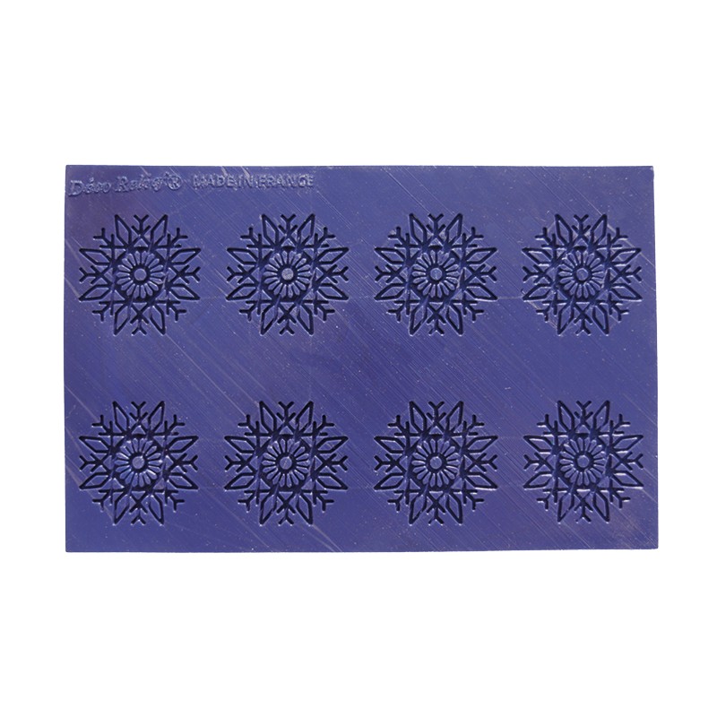 Tapis silicone DECO TUILE - 8 Flocons