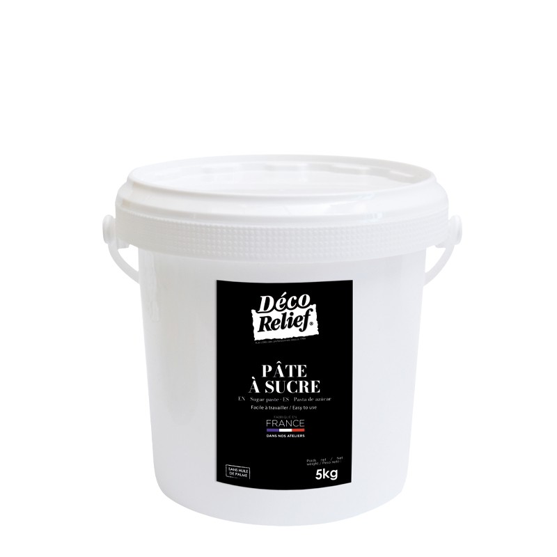 Pâte à Sucre Française Blanche - 5 kg