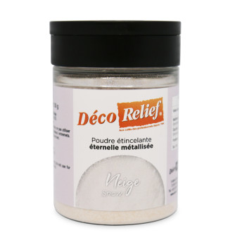 Sparkling Eternal Metallic Powder - Snow (30g)