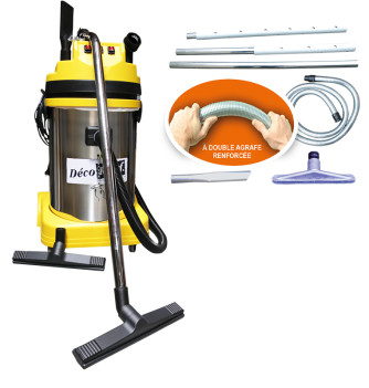 Professional Bakery Anti-Static Vacuum Cleaner (3 motors, 60L capacity)