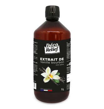Madagascar bourbon vanilla extract with seeds - 1L
