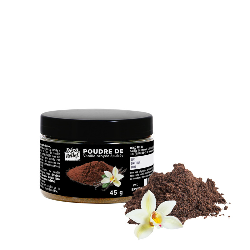Poudre épuisée de Vanille de Madagascar - 45 g