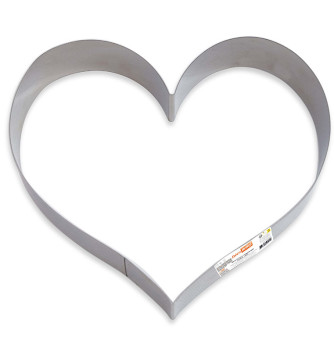Moule découpoir inox XXL - Coeur