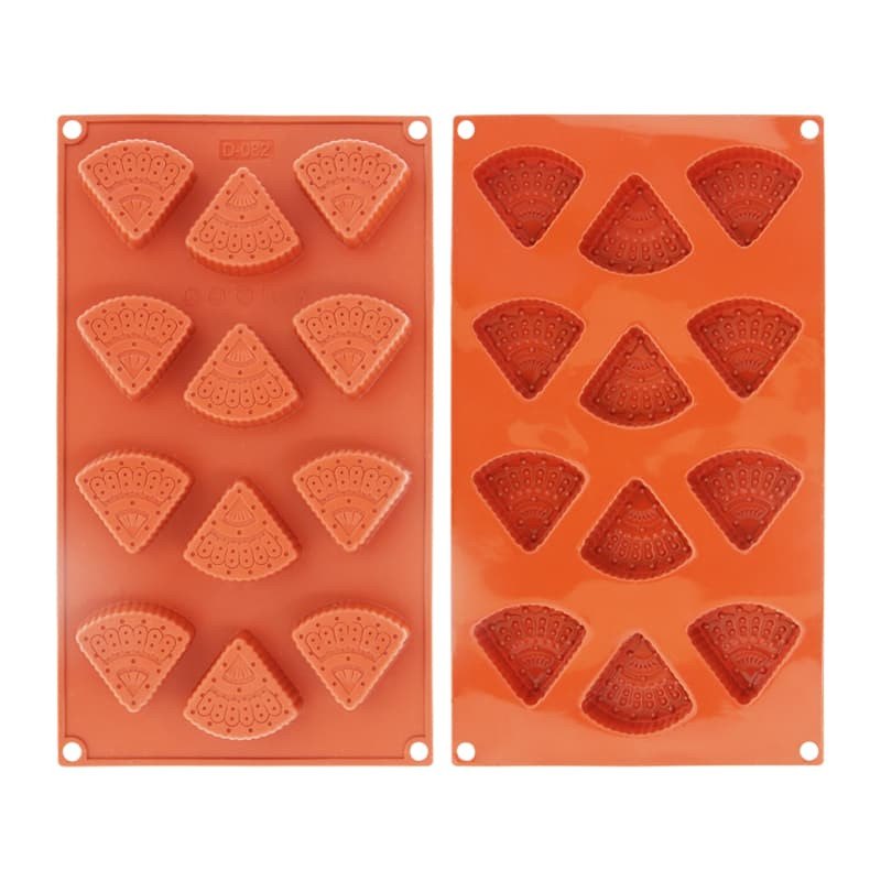 Moule Gâteau Silicone minis parts de gâteaux Décoflex - 12pcs