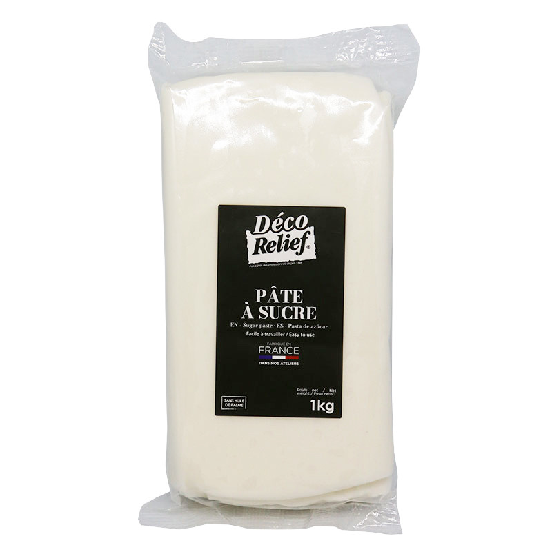 Pâte à Sucre Française Blanche - 1 Kg
