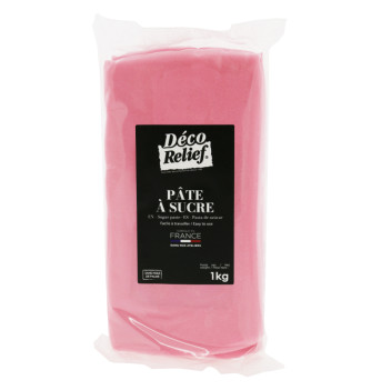 French Pink Sugar Paste - 1 Kg