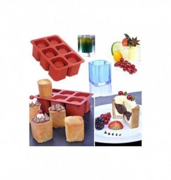 Silicone Mould - Square Cookie Shots