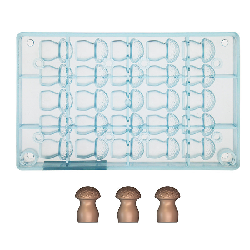 Chocolate mould - 25 mushrooms