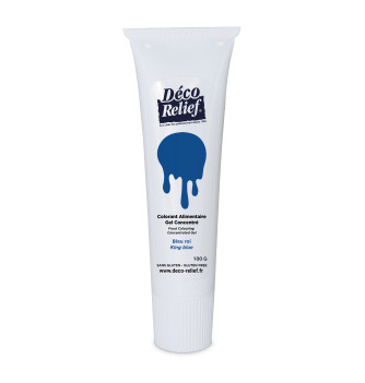Colorant Alimentaire Concentré en Gel – Bleu roi - 100 g