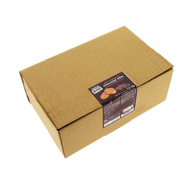 Bâton boulanger en chocolat - 500 pcs - Chocolat Noirs 40%