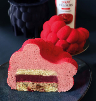 Moule silicone trompe l'oeil - Framboise - 12 cm