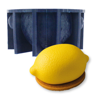 Lemon-Shaped Trompe-l’Œil Mould - 12 cm