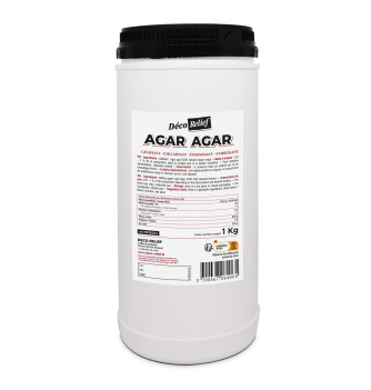 Agar Agar en poudre - 1Kg