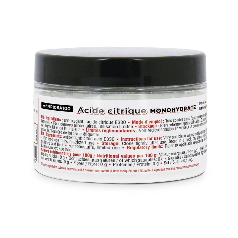 Monohydrated Citric Acid - 100 g