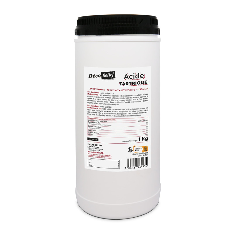 Acide Tartrique - 1Kg