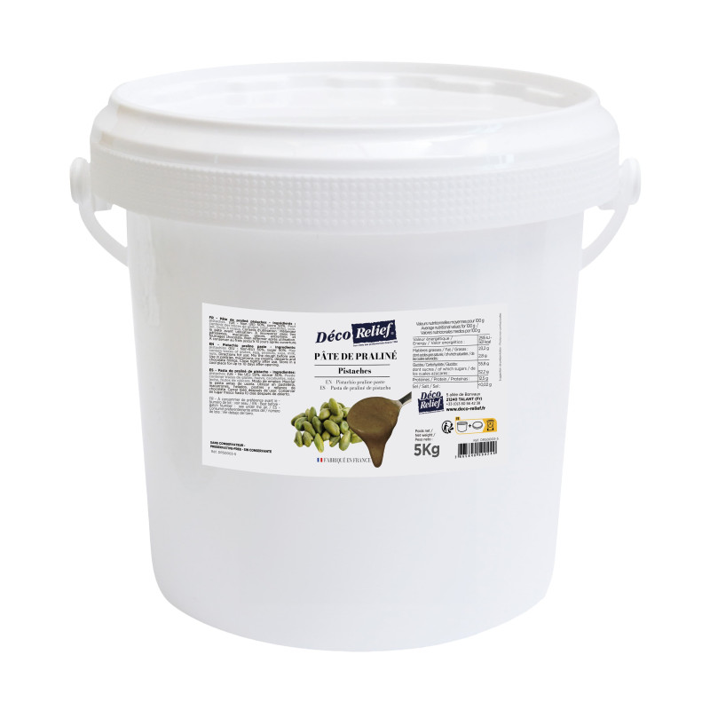Pâte de praliné Pistache 5 Kg