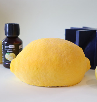 Lemon-Shaped Trompe-l’Œil Mould - 12 cm
