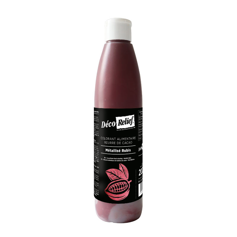Metallic Cocoa Butter - Ruby 200g