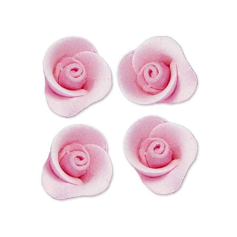 Gumpaste flowers Smal Pink Rose Diam.20mm