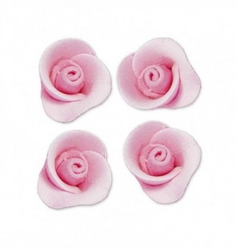 Gumpaste flowers Smal Pink Rose Diam.20mm