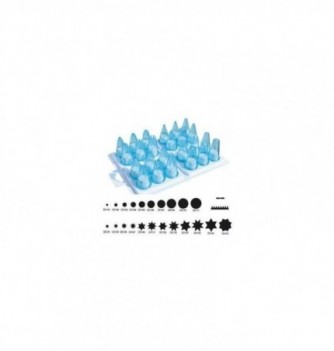 Assortiment Patissier 24 douilles plastique