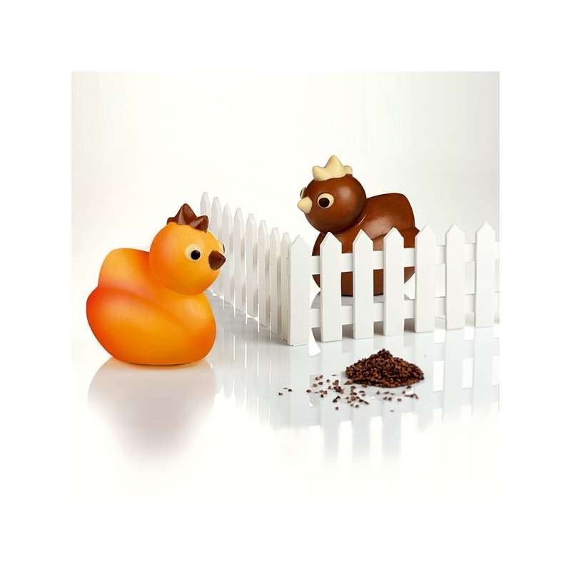 Moule chocolat Kit 2 poussins-110x155mm