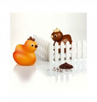 Moule chocolat Kit 2 poussins-110x155mm