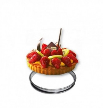 Cercle à Tarte Inox - Ø 18cm - H 2cm