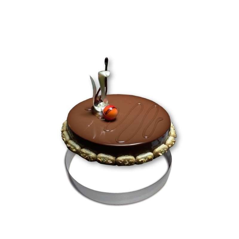 Cercle Mousse Pâtisserie Inox - Ø 24cm - H 4cm