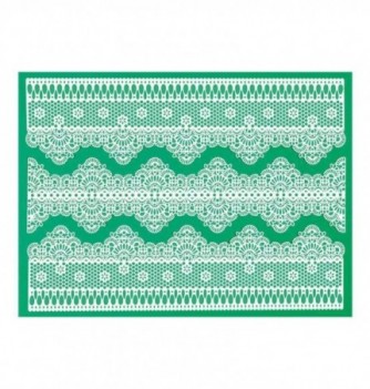 Tapis Dentelle Silicone Frise Classique