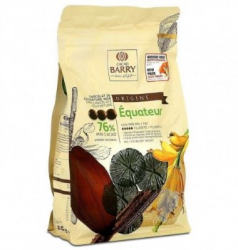 Chocolate couverture BARRY - 76 % Ecuador - 1kg
