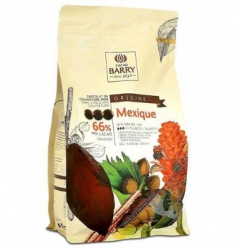 Couverture chocolate BARRY- 66 % Mexico - 1kg