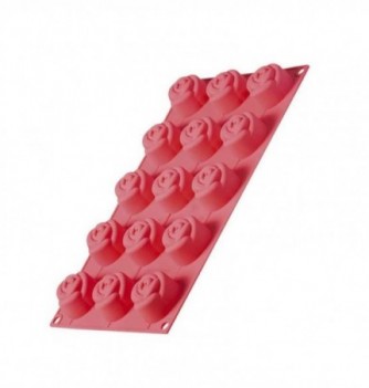 Moule Rose Silicone 15pcs 43mm