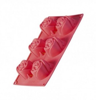 Silicone Mold - Roses x6 