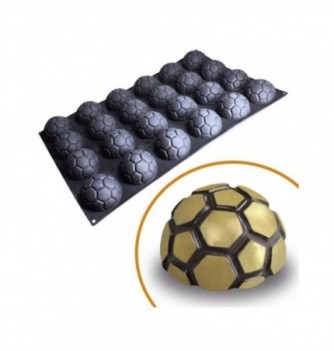 Professional Silicone Mould - 24 Half Soccer Ball