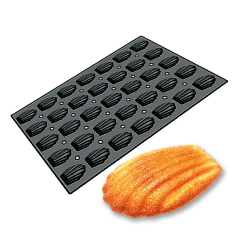 Professional Silicone Mould - 35 Madeleines (50x47,8x17mm)