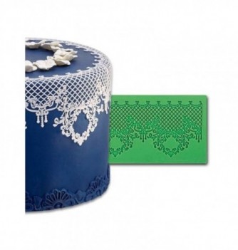 Silicone mold for lace - Baroque 135x368mm