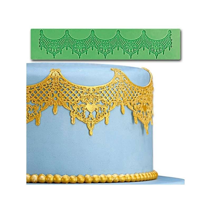 Lace Silicone Mould - Baroque