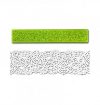 Lace Silicone Mould - Leaves Frieze