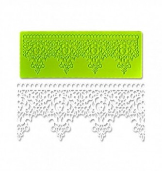 Lace Silicone Mould - Royal Crown Frieze