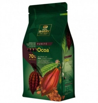 Chocolat de Couverture 1kg Barry - Noir Ocoa 70% Cacao