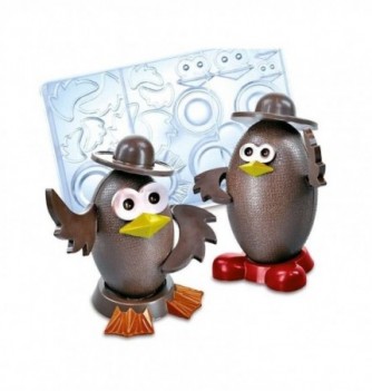 Chocolate mold - Bird Accesories - 18 pcs