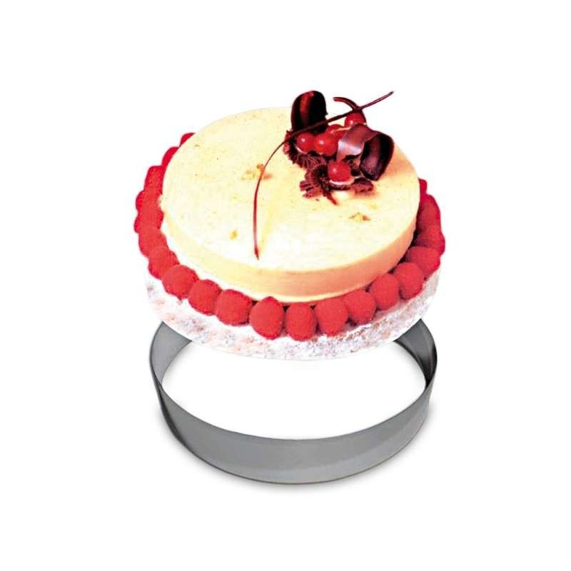 Cercle à Pâtisserie Inox - Ø 30cm - H 6cm